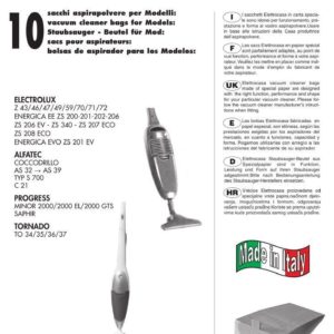 8 SACCHI SACCHETTI ALFATEC ALFAJET 1600W - Bandi Srl